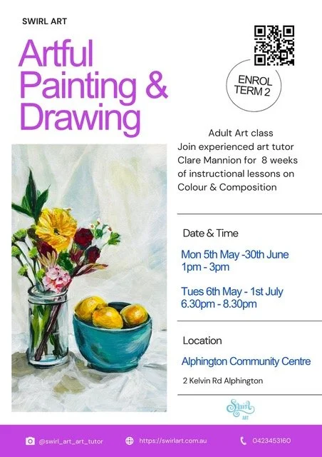 Art classes with Clare