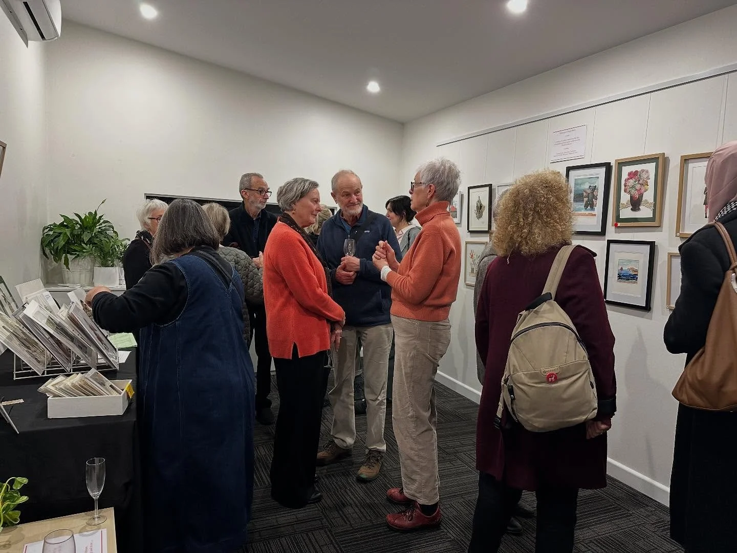 I was in the kitchen for most of the night &hellip; but got out at the end to take some snaps. Thanks so much to the 50+ local artists who put work in our Alphington Winter Arts Salon exhibition &hellip; and all the locals who came along tonight. It 