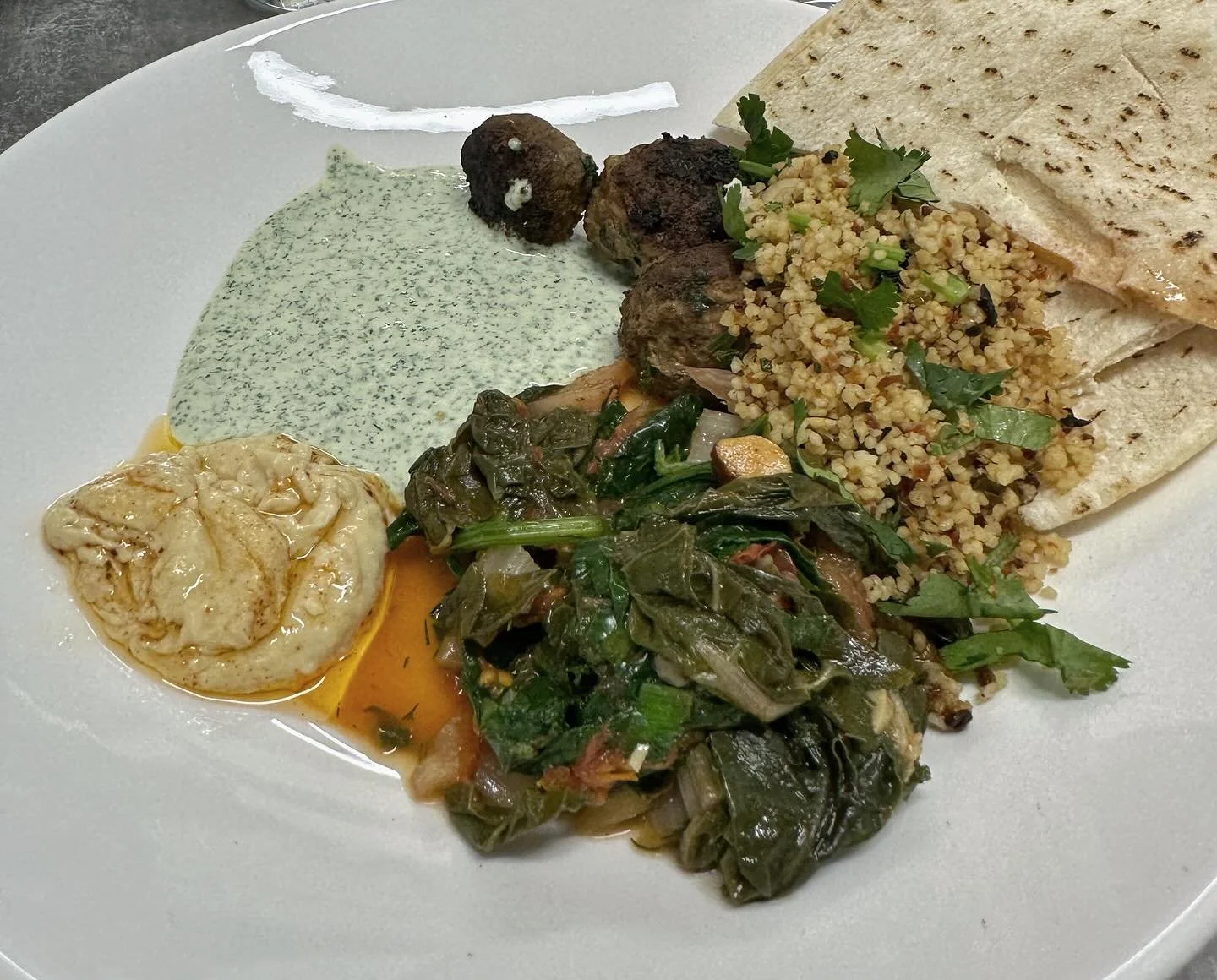 Mint, coriander, silverbeet, spinach, spring onions … fabulous cooking from the garden today with lots of ingredients on hand and lots of people in the kitchen … #gardentoplate really has proven to be a super program. Thanks to everyone