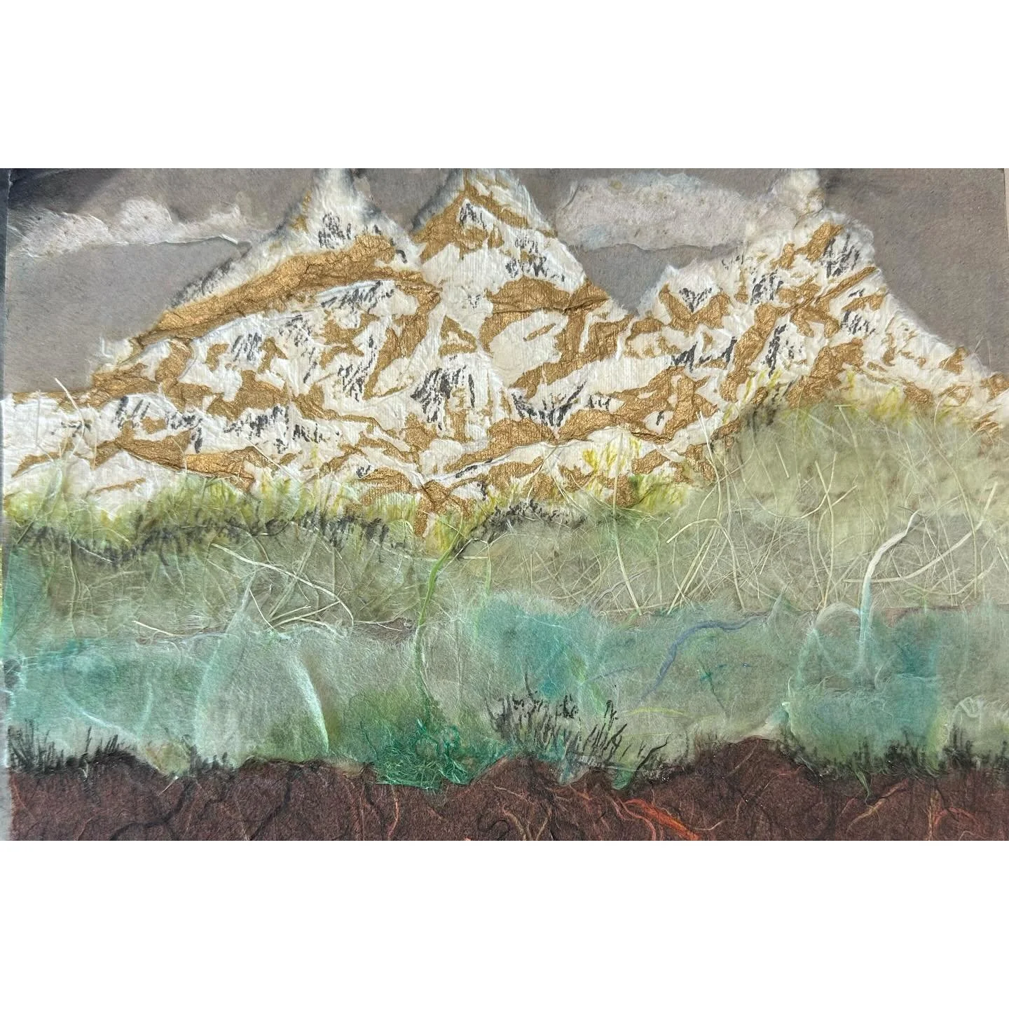 Some ripped paper landscapes today … a very relaxing and creative #crunch. Our creative lunch program runs on Thursdays at 12.30pm … join us! #communitylunch #creativelunch #neighbourhoodhouse