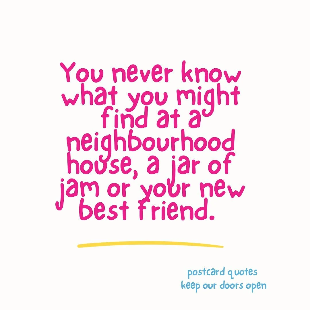 Help us campaign for fair funding from the State Government. Fill out a postcard today. Let your local MP and the Minister know what YOU appreciate about neighbourhood houses! #neighbourhoodhousesvictoria #keepnhdoorsopen #alohington #community