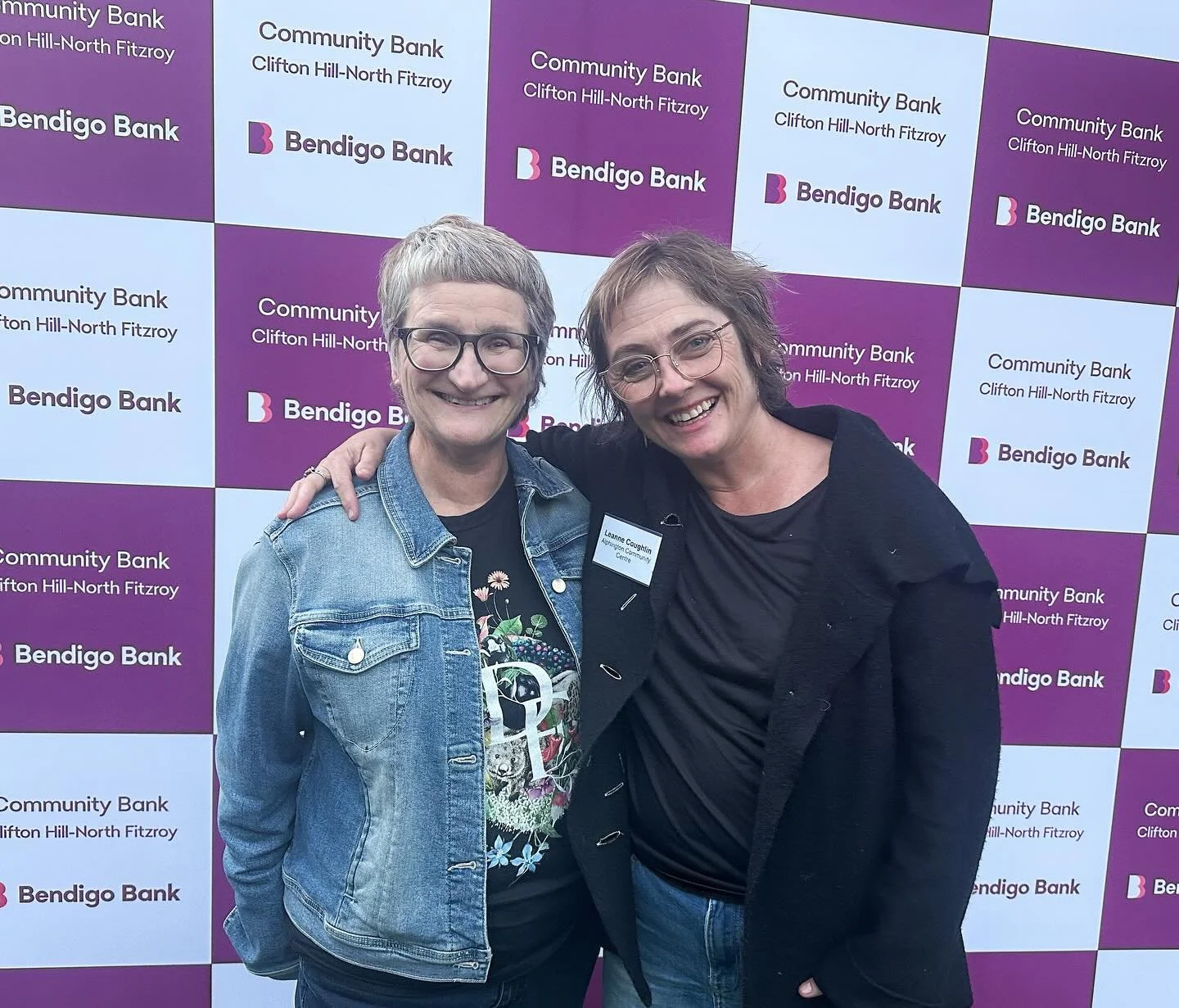 Jill and Leanne at the Community Bank AGM. Great to hear about the bank&rsquo;s new projects and chat to all the local community organisations they support. Thanks @communitybankcliftonhill communitybankcliftonhill