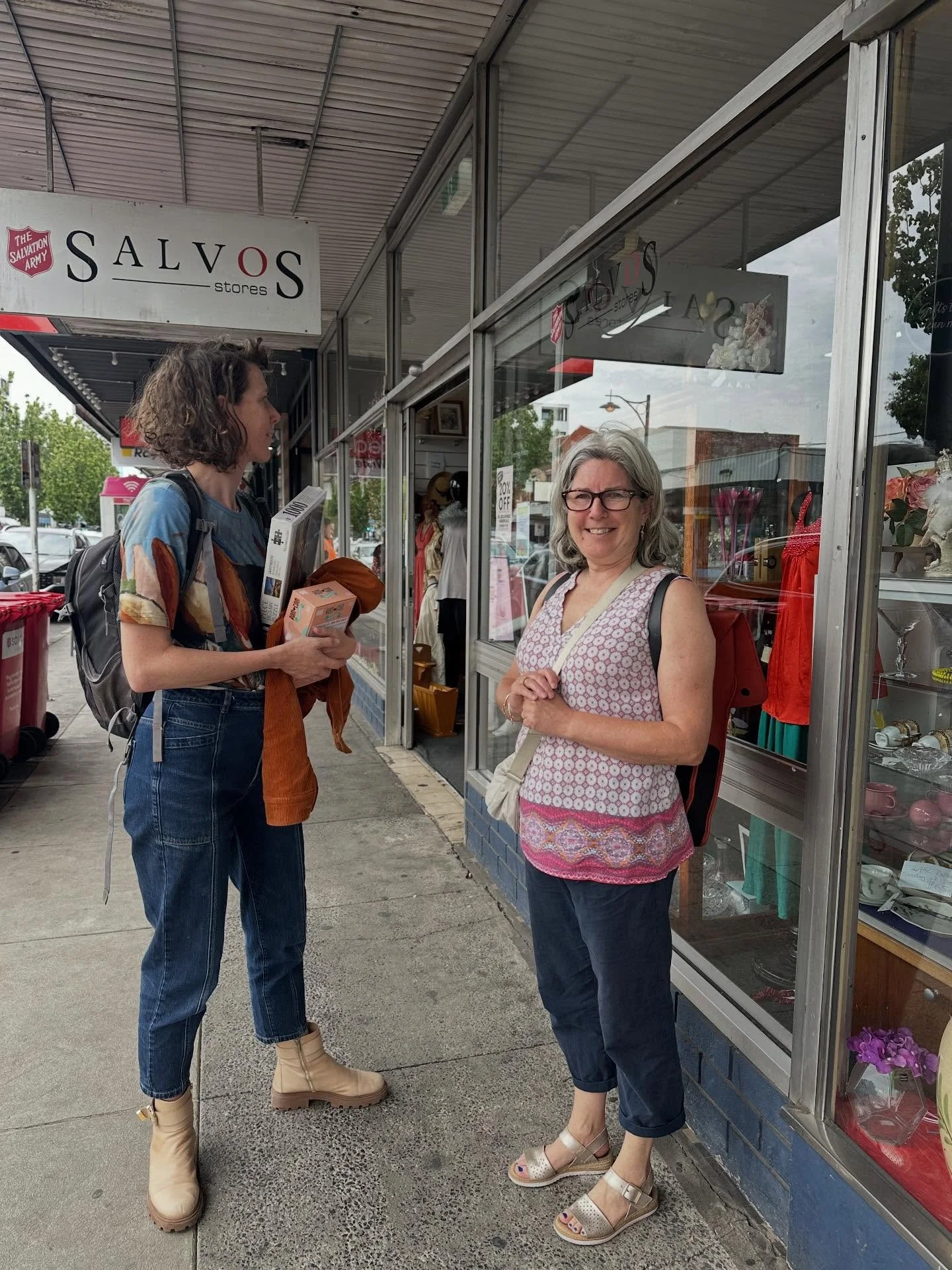 Getting into #thriftmas in Preston on Thursday. Three op shops visited. Lots of second hand gifts purchased. Heaps of joy as we admired what each other bought and the stories of why - over a delicious lunch at One Noodle Friendship! Thanks @community
