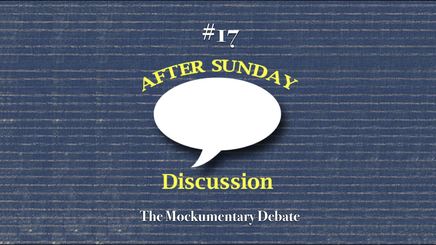 017: The Mockumentary Debate episode artwork