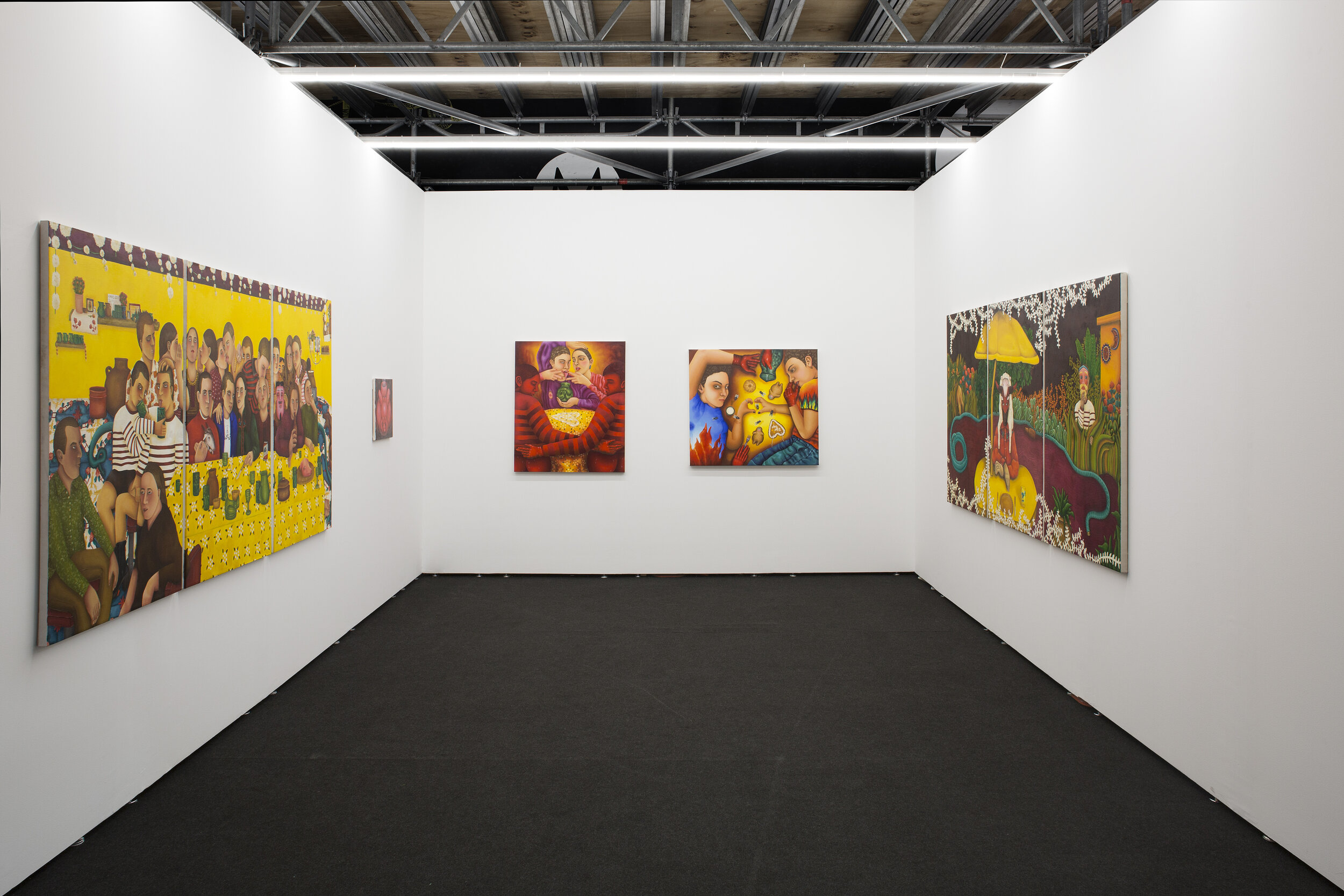  Installation View, Material Art Fair, Thierry Goldberg Gallery, Mexico City     