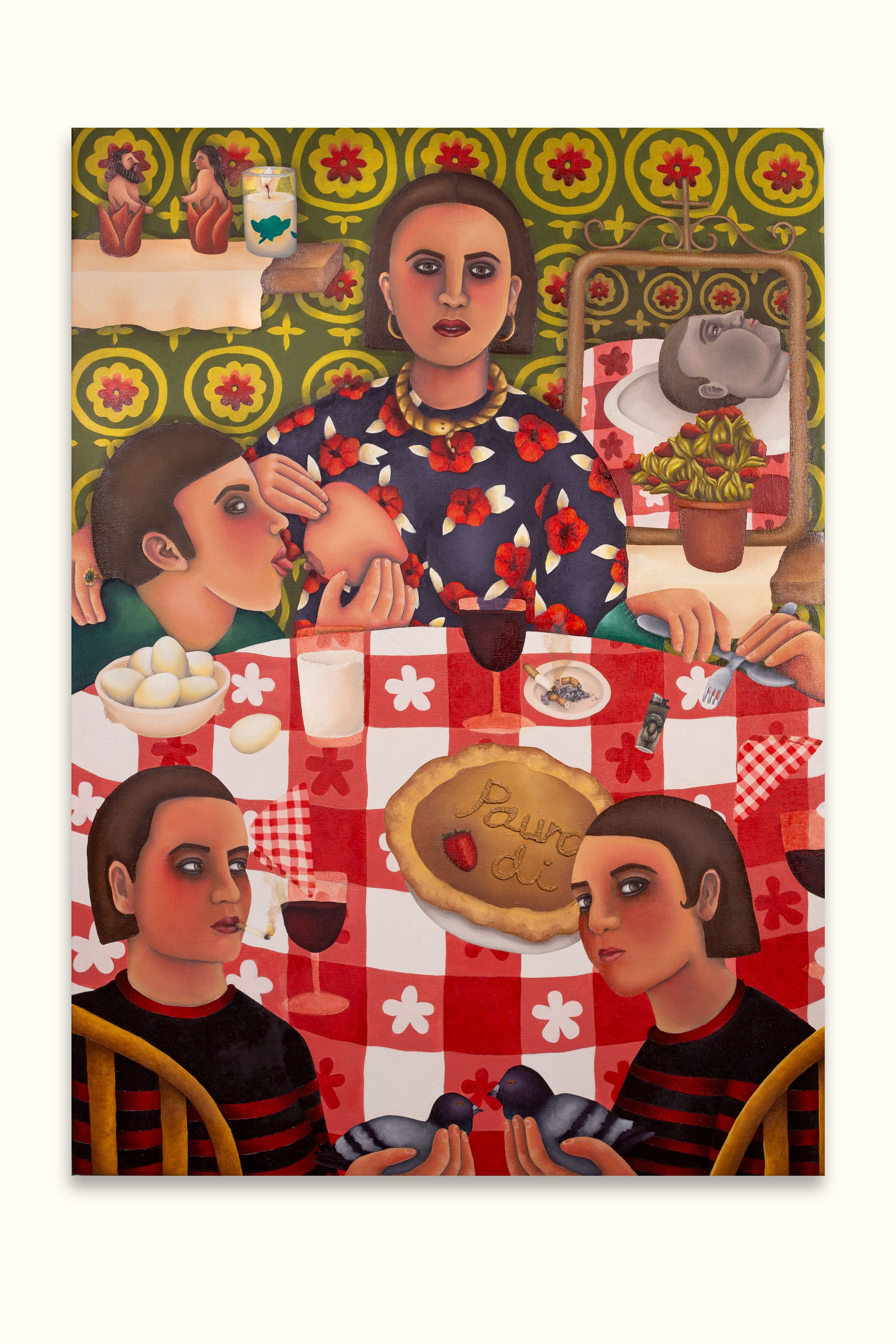   Delia sin miedo , 38” x 26”, oil on canvas, 2018     
