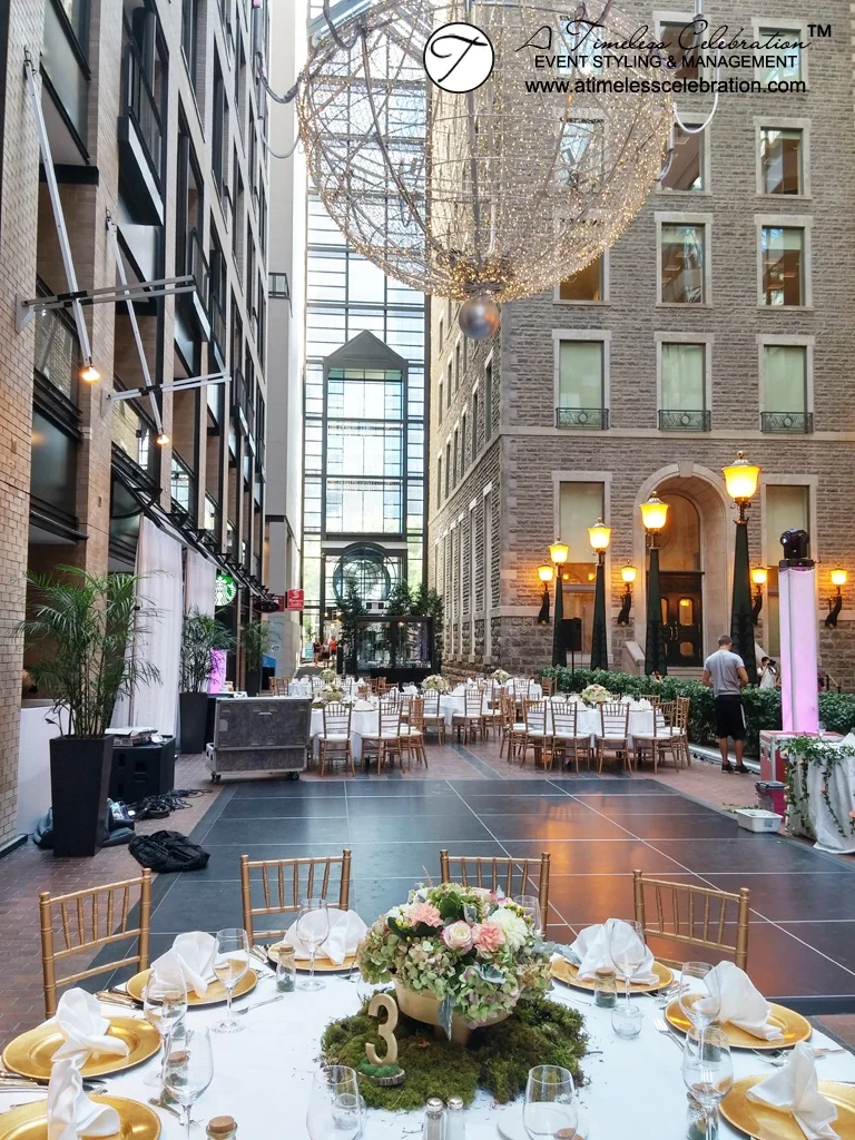 Montreal Enchanted Forest Garden Theme Wedding Flowers Decorations La ruelle des Fortifications InterContinental Hotel