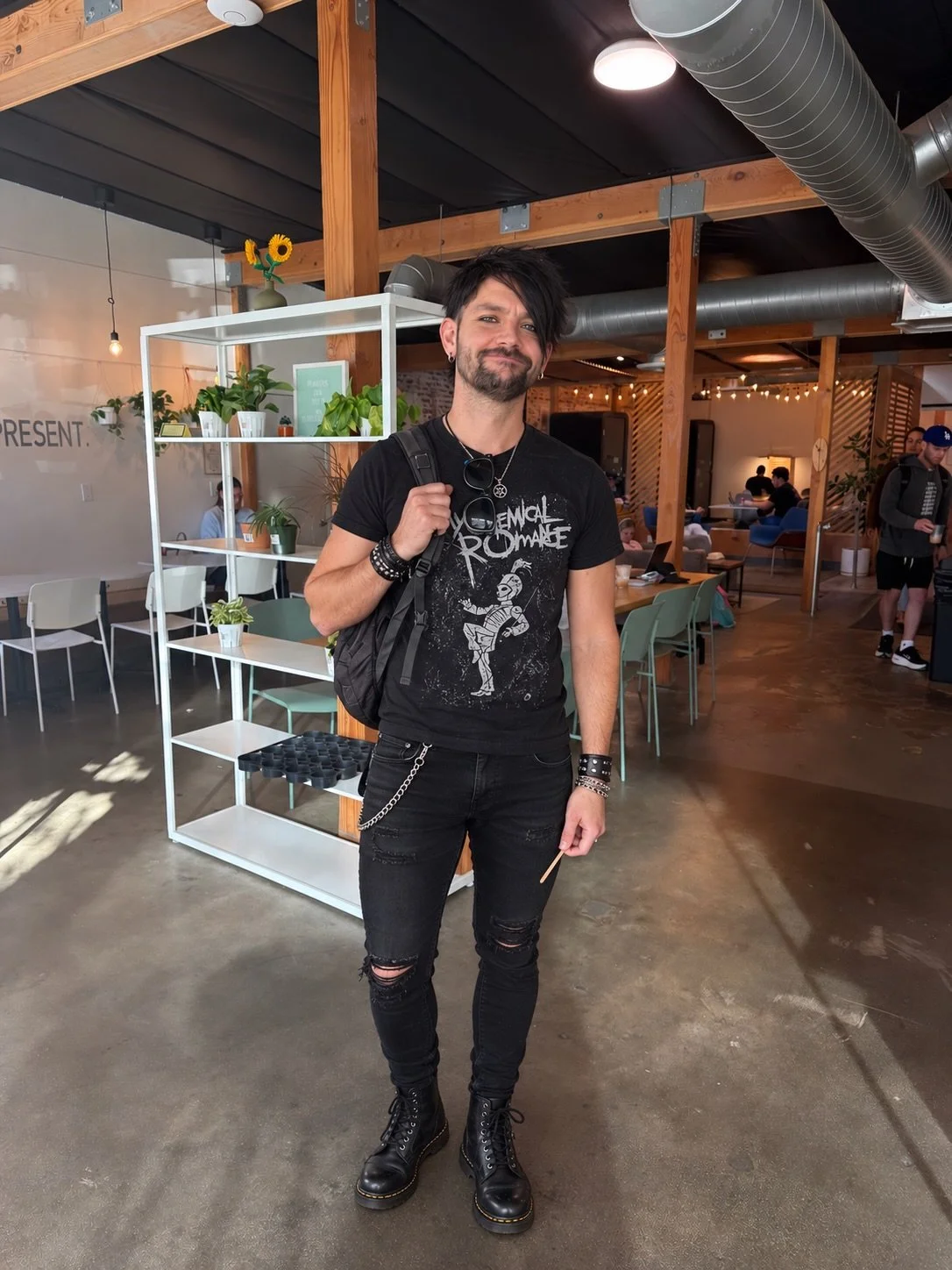 In solidarity with our barista JJ the Sad Clown, who was the ONLY one to show up in costume yesterday 🤡😂, we&rsquo;re making costume week official!

HERE&rsquo;S THE LINEUP:
🖤 Today: Emo Day
🧢 Thurs: Philip Day (in honor of our OG regular Philip&