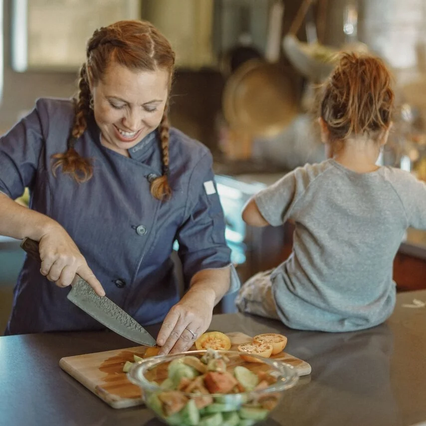 Mollie. Chef, Mother, Wife, Farmer, Friend.