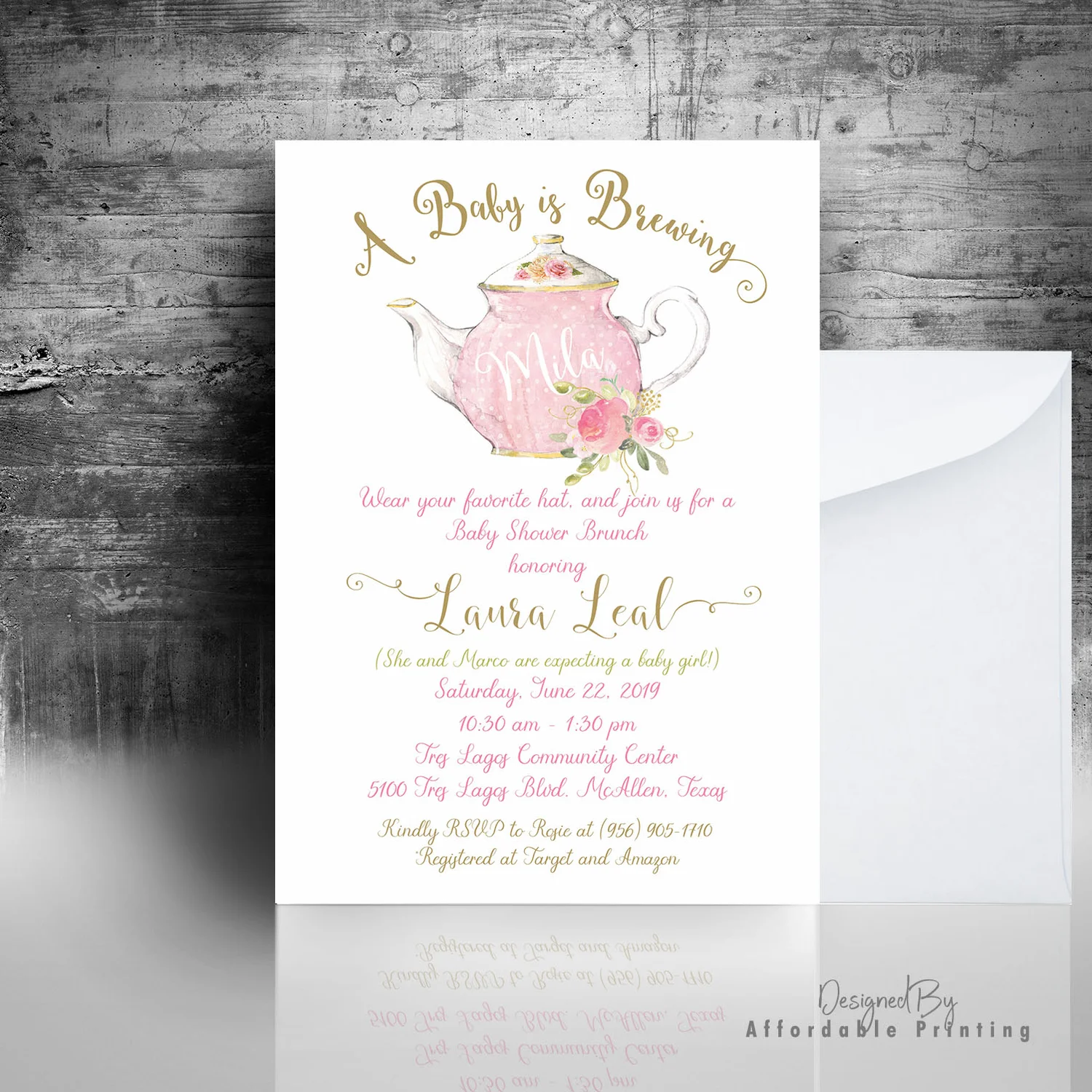 Baby Shower Affordable Printing