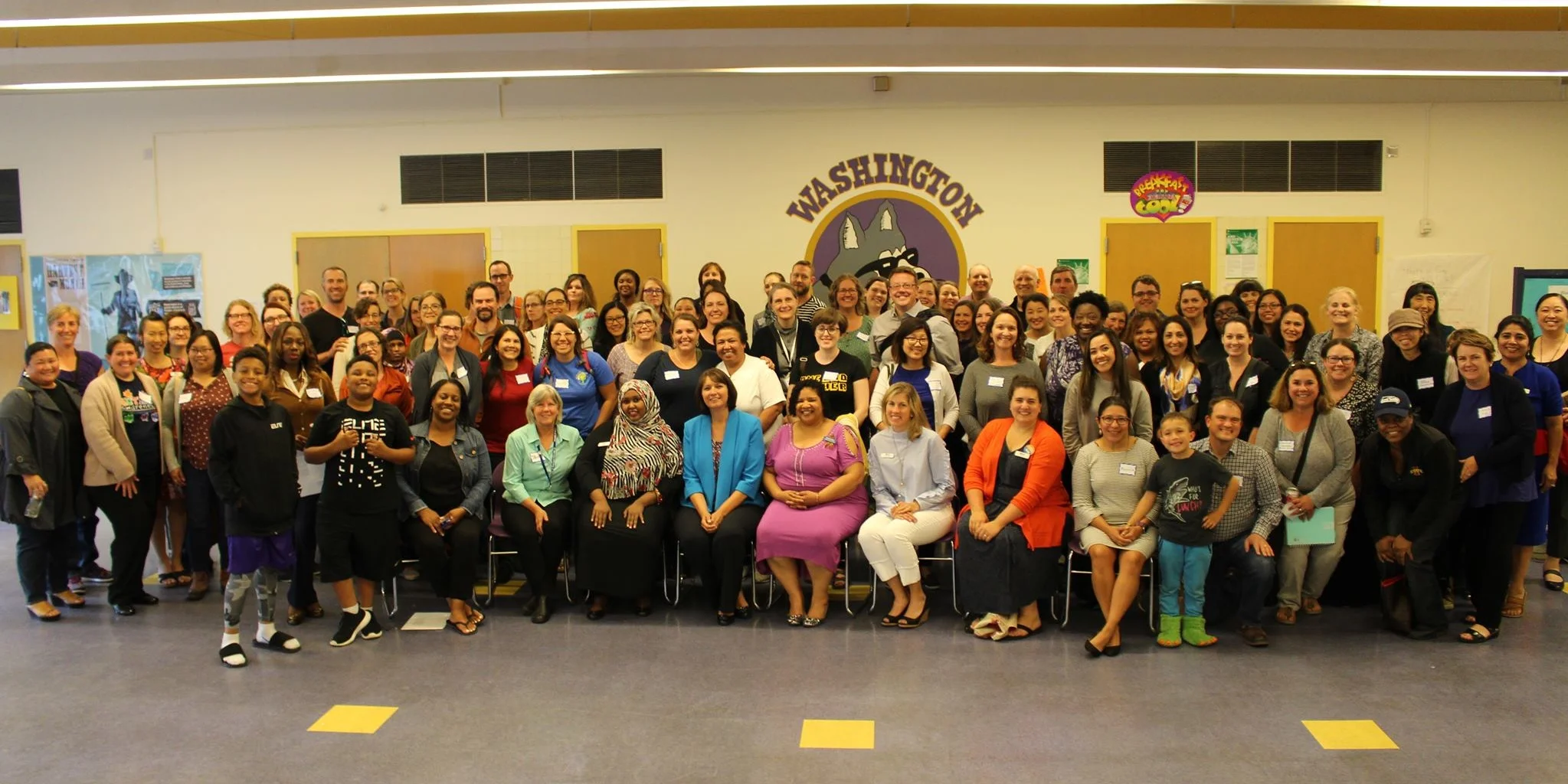 Our first general meeting with Seattle’s Superintendent Denise Juneau June 2018