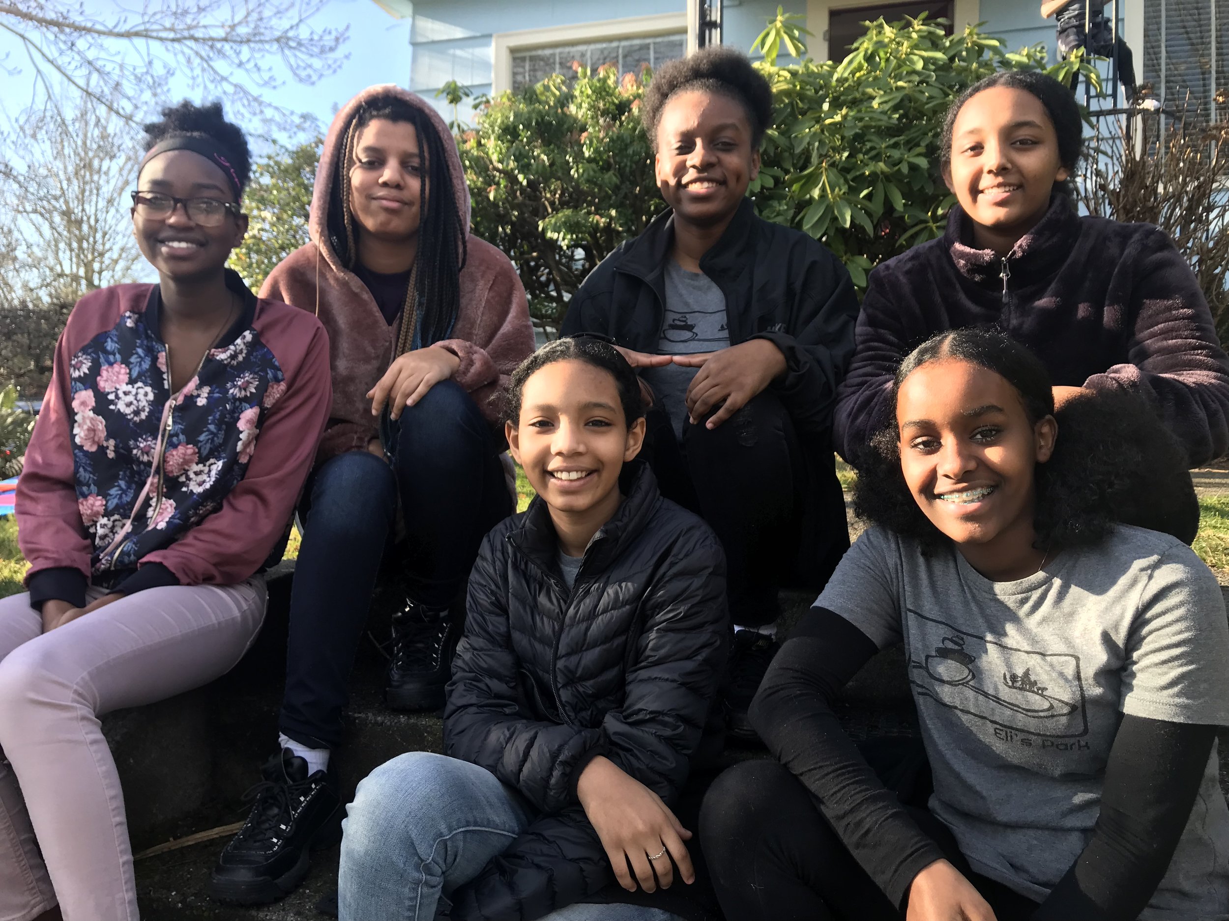 Natalina, Levancia, Trenesia, Meklet, Bethel, and Kissehanet wrote the above collaborative piece after coming together as the Teen Advisory Team for The Eli’s Park Project . They are students at Roosevelt High School in NE Seattle.