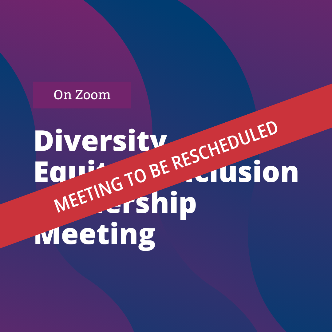 This meeting is being rescheduled (February date TBD)