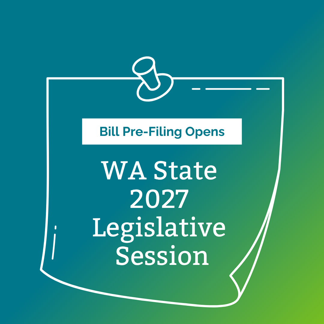Bill Pre-Filing Opens — Washington State 2027 Legislative Session