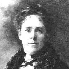 Black & white photo (portrait) of Alice McLellan Birney