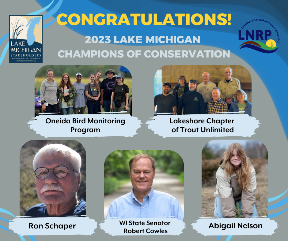 2023 Lake Michigan Champions of Conservation Awards Announced