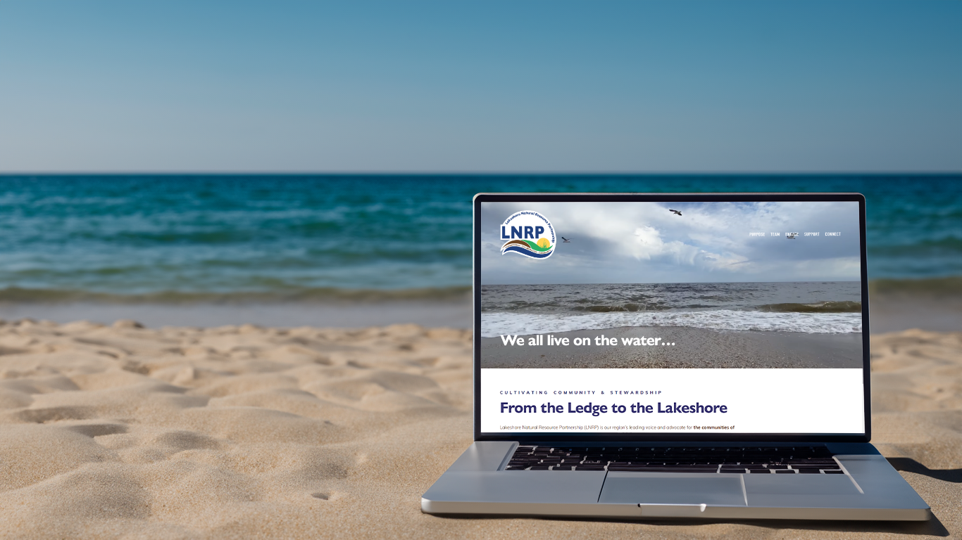 From the Ledge to the Lakeshore, a New Landing for LNRP's Website