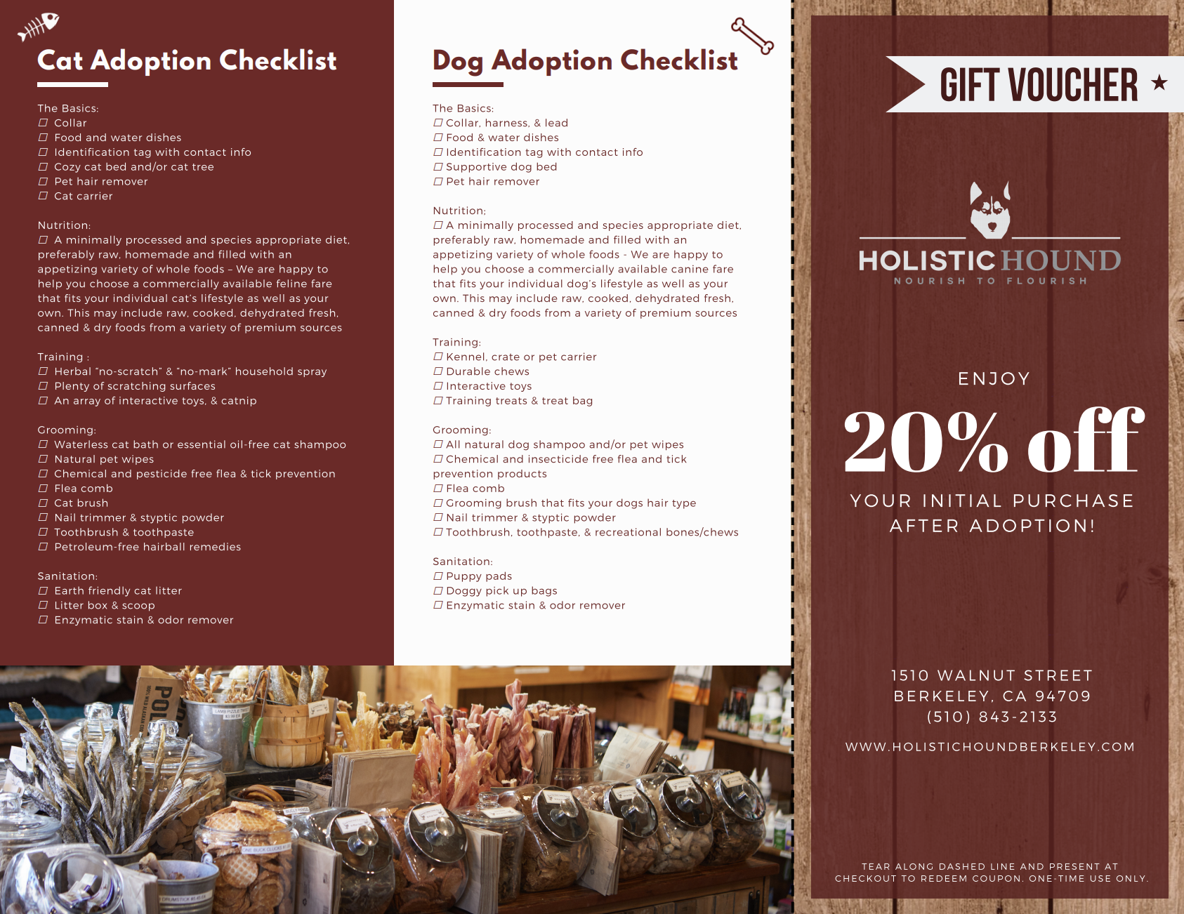 Informational Adoption Brochure & Voucher (Side 2)