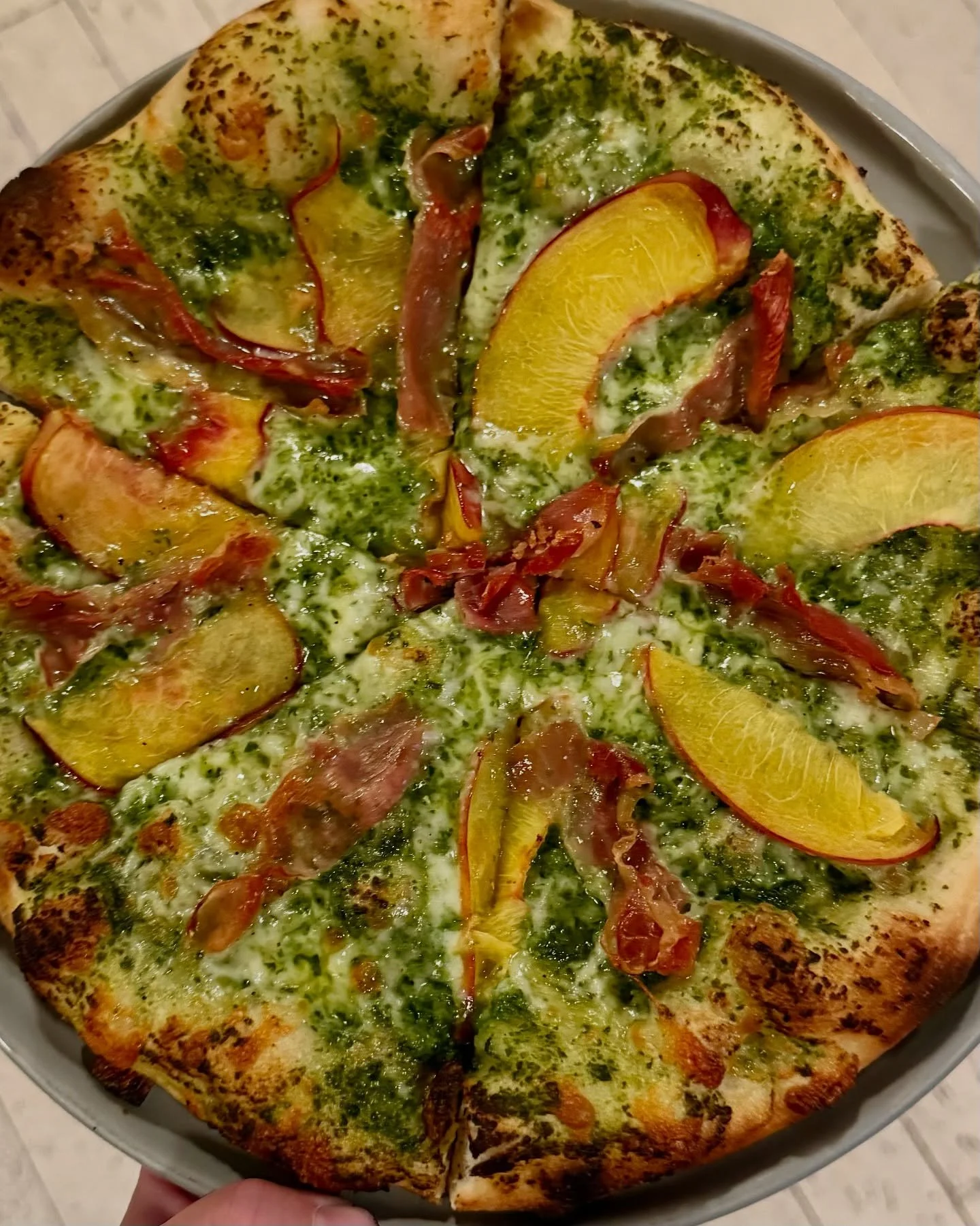 Summer pizza recap! Come join us and try the July or August pizza only on the menu for another week, before we switch to our first fall pizza: the September. #pizzaofthemonth #eatdrinkplaynice