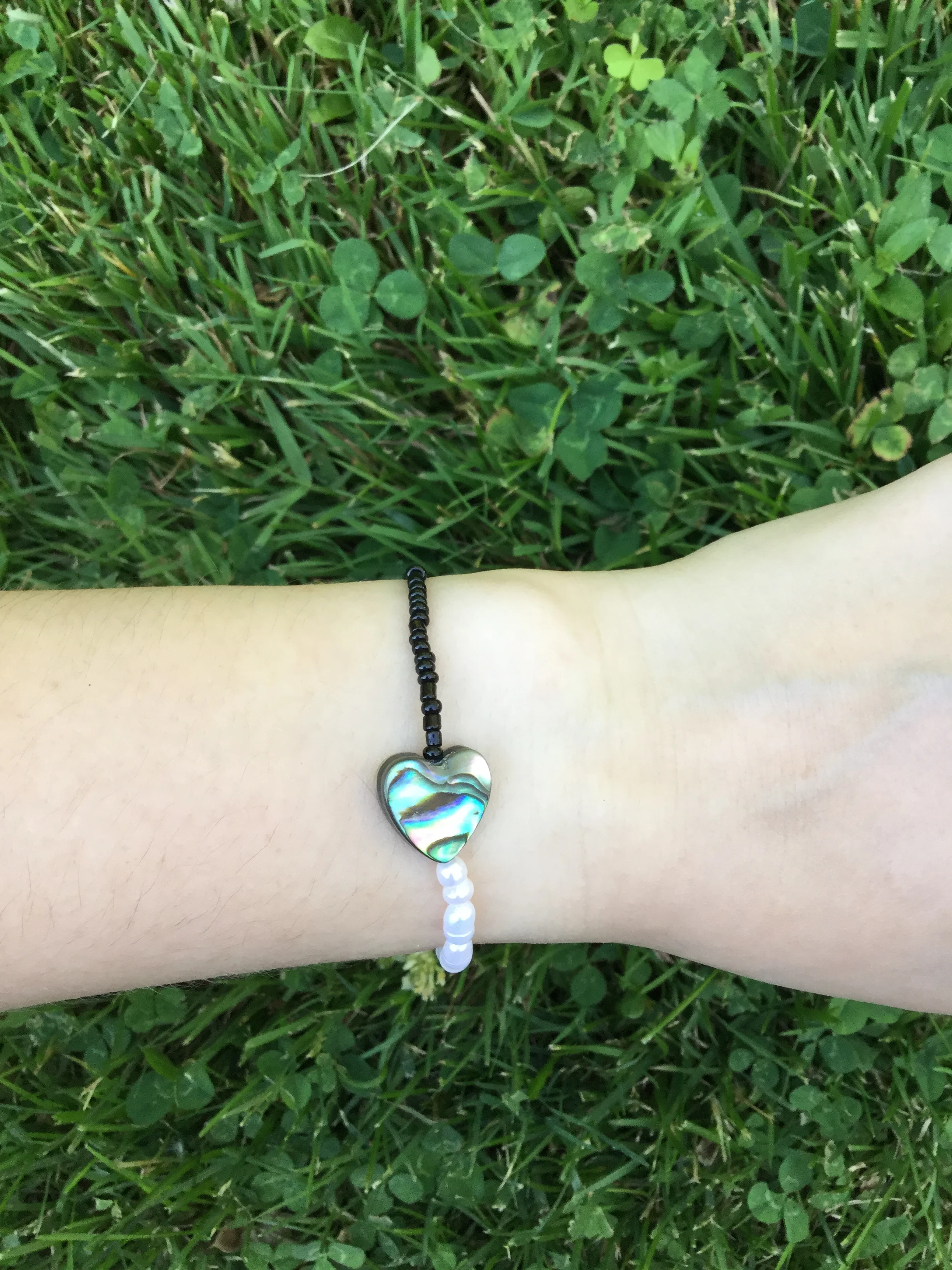 duality heart bracelet