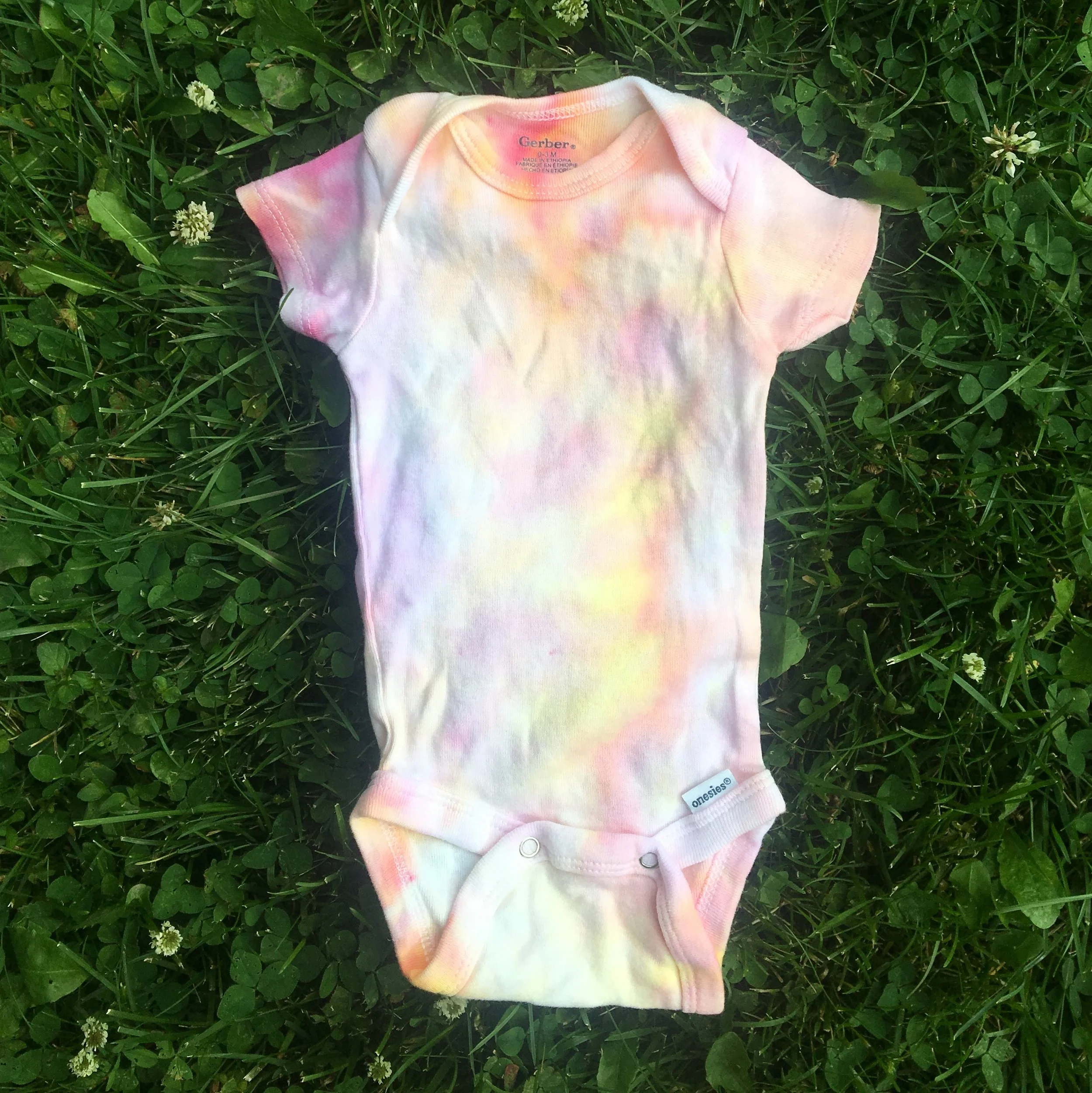 Pink Ice Baby Onesie - 0-3 M