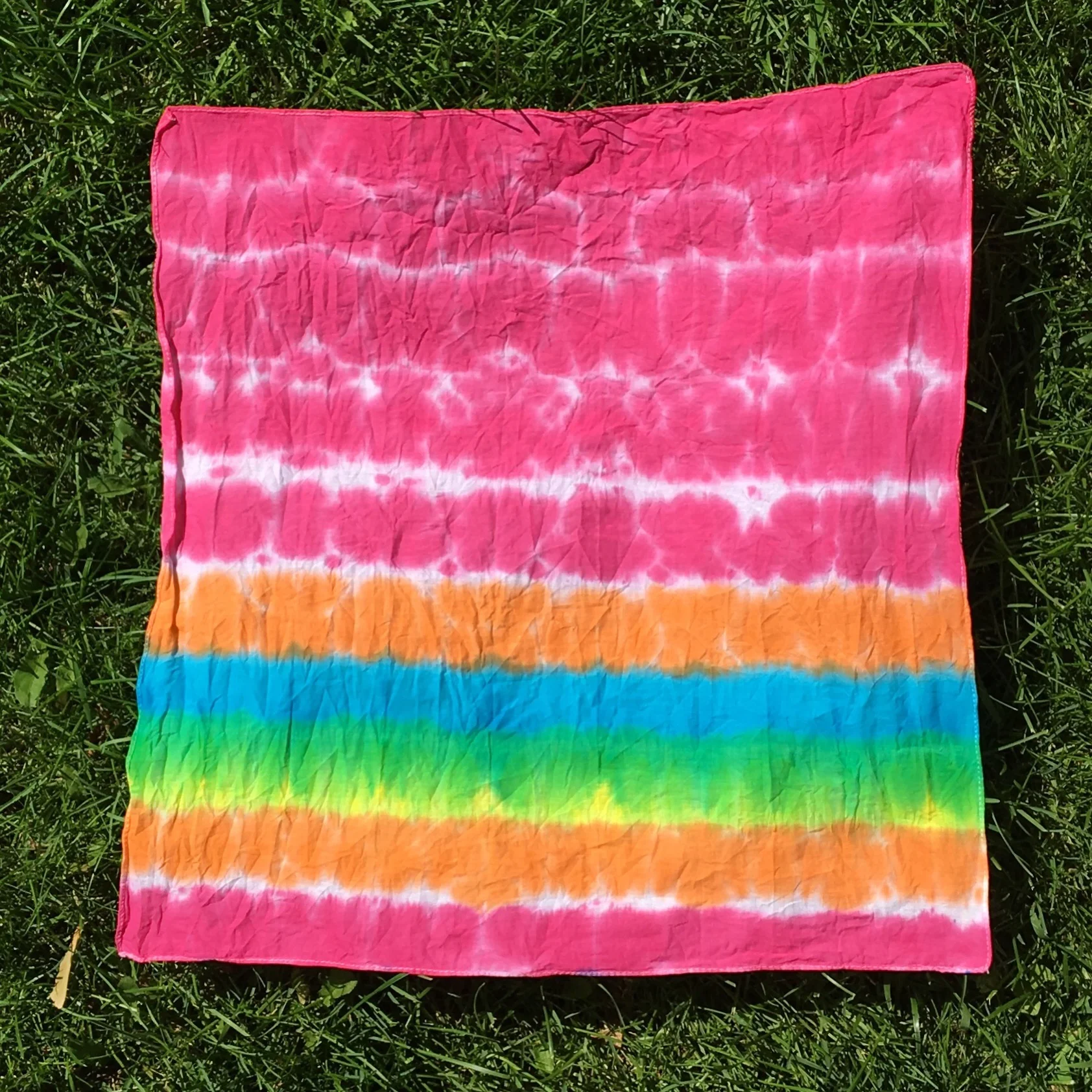 Pink/Rainbow Bandana