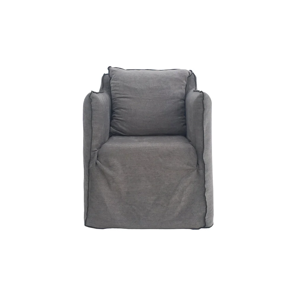 ARMCHAIR WITH BACK CUSHION