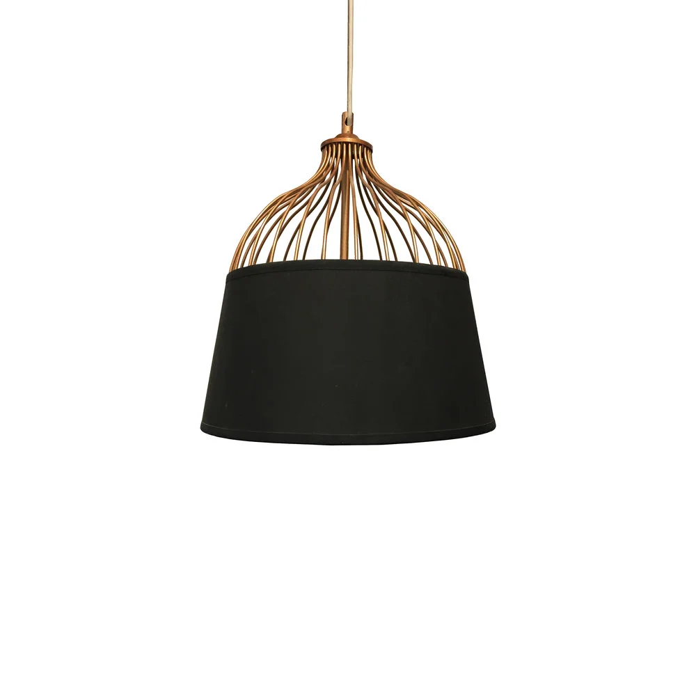 CEILING LIGHT METAL &amp; FABRIC