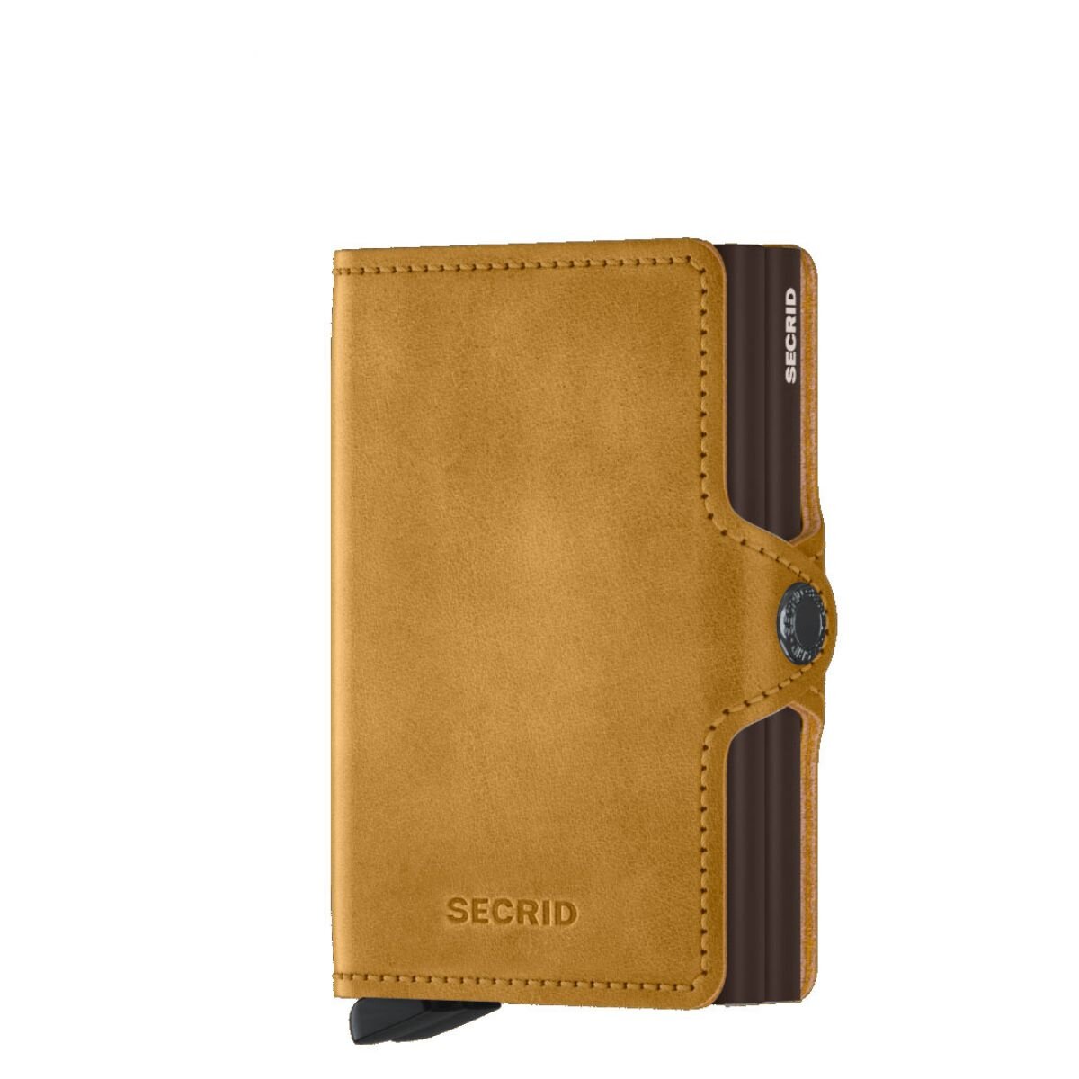 TWIN WALLET VINTAGE OCHRE
