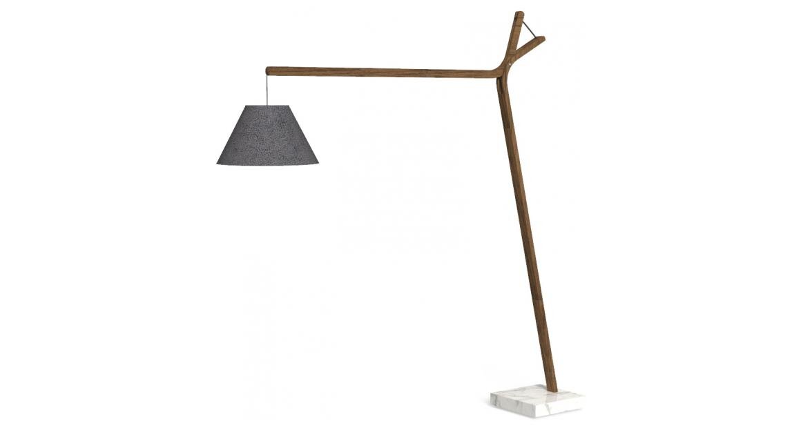 TALENTI - CLEO//TEAK FLOOR LAMP