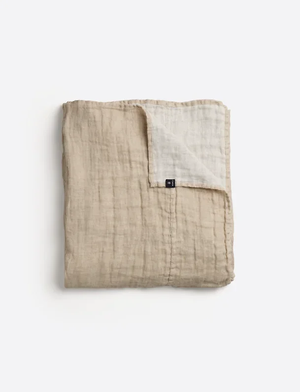 Hannelin BEDSPREAD NATURAL/WHITE