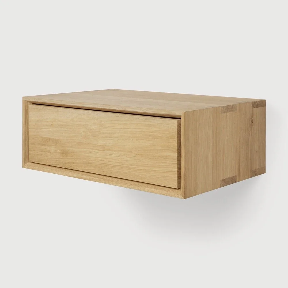 ETHNICRAFT NORDIC II HANGING BEDSIDE TABLE