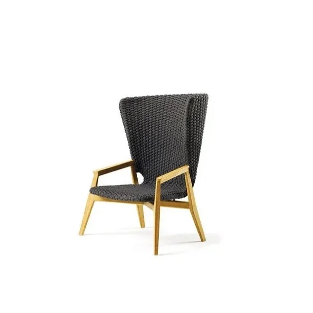 KNIT HIGH BACK LOUNG CHAIR - ETHIMO