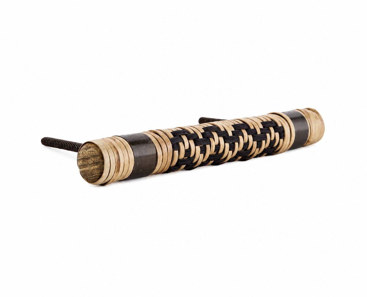 Door handle w/ rattan