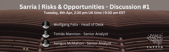 Invitation: Risks &amp; Opportunities - Discussion #1