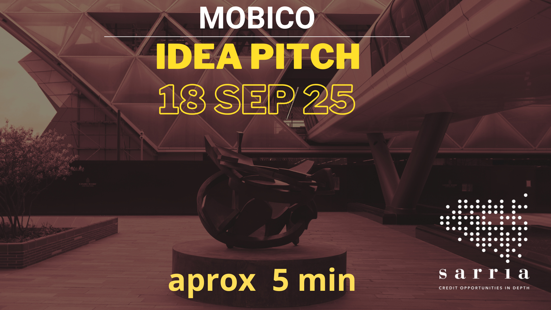 Mobico Idea Pitch Video Now Available