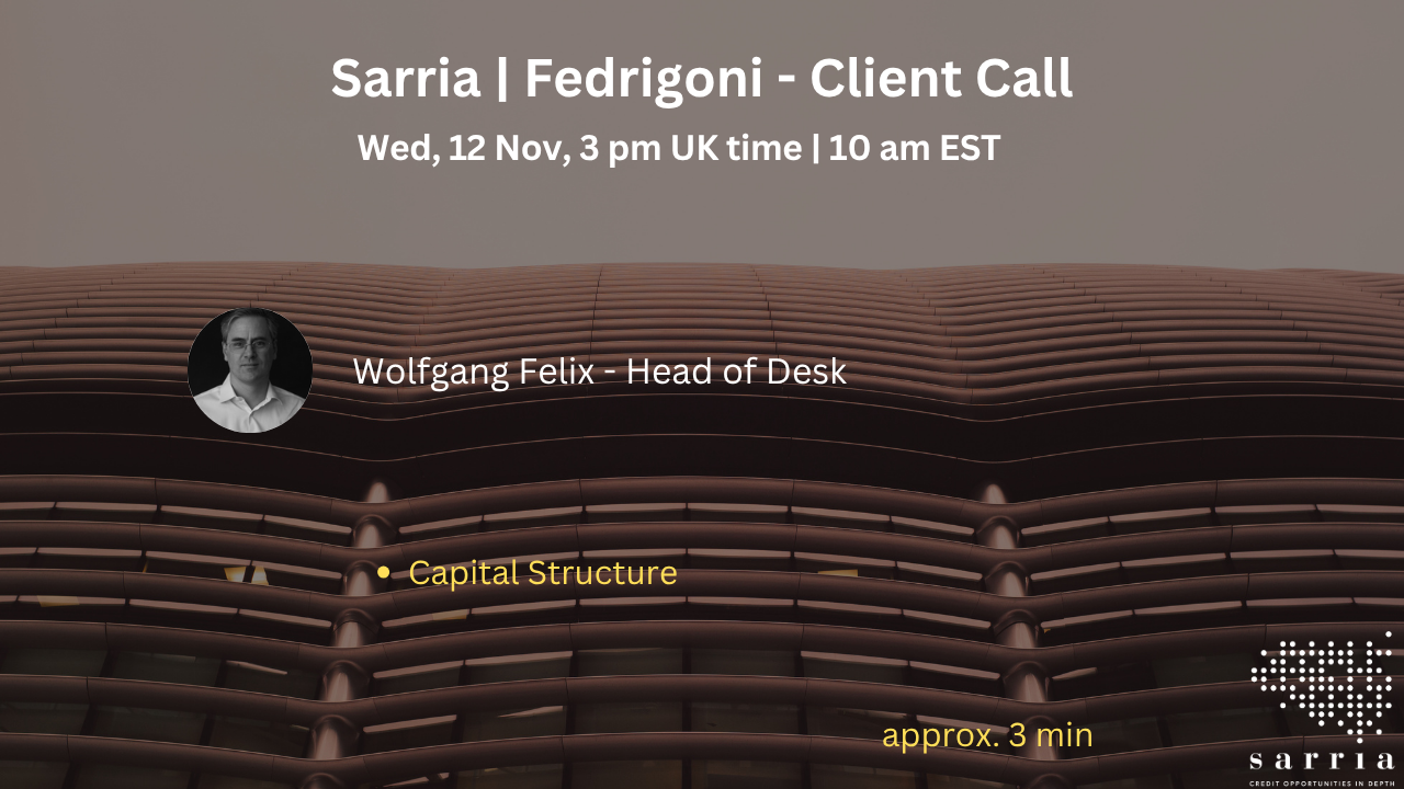Fedrigoni Client Call and Presentation are now available on the website 