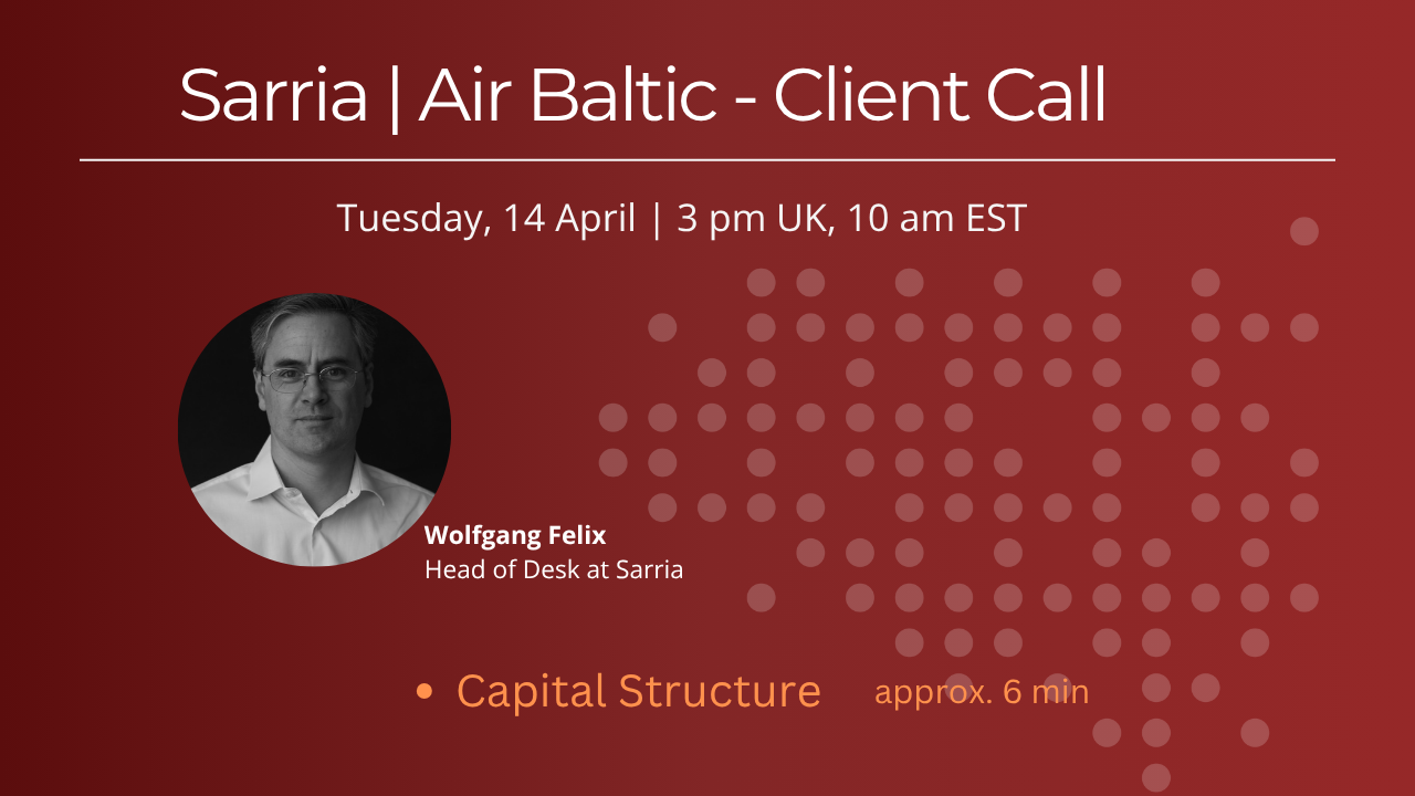 Air Baltic Client Call and Presentation are now available on the website