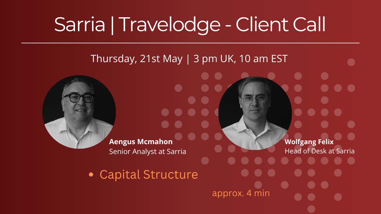 Travelodge Client Call and Presentation are now available on the website