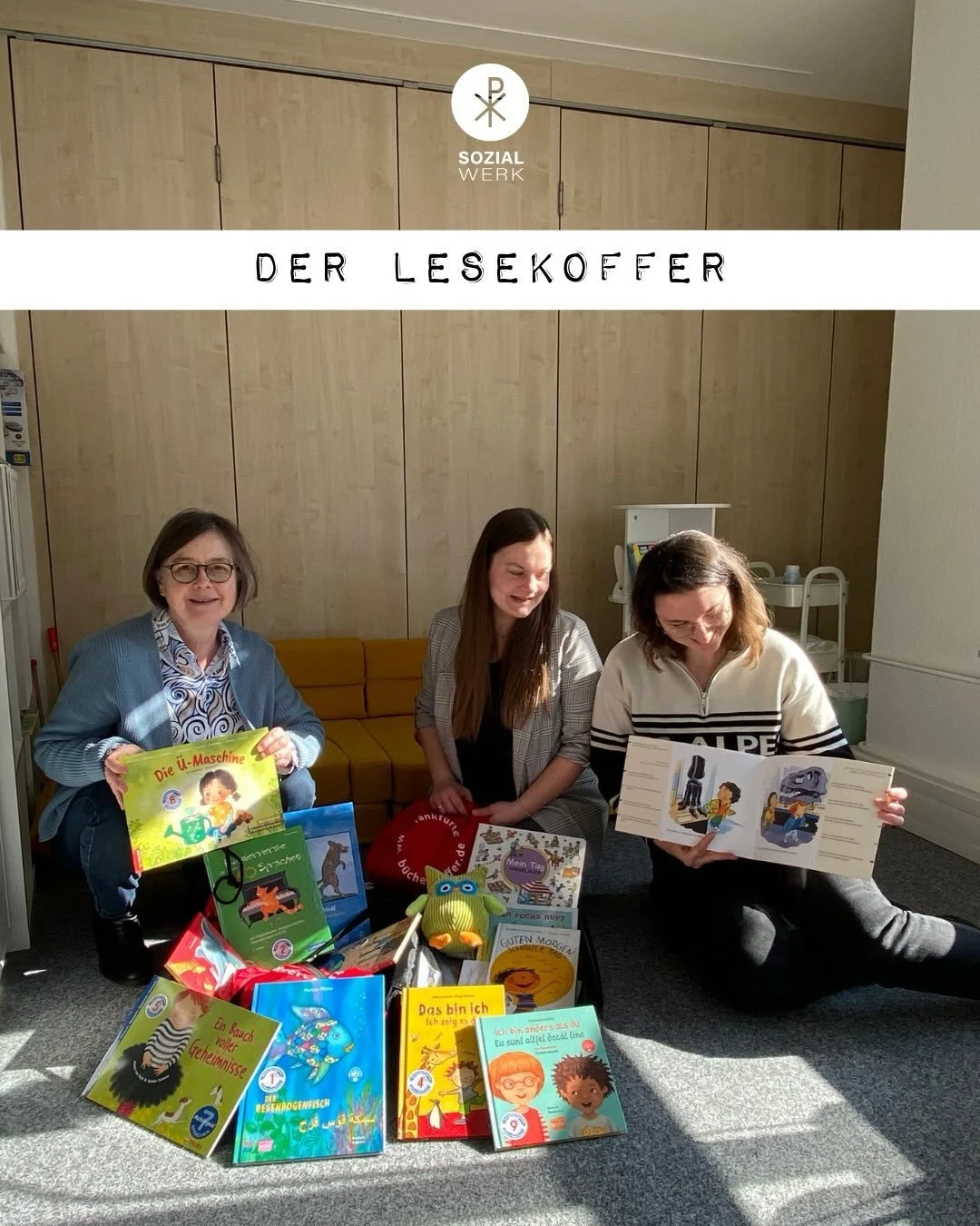 Ein B&uuml;cherkoffer voll mit &bdquo;Herzenssprachen&ldquo; 📚🥰
Dank der F&ouml;rderung von @famos.frankfurt und in Kooperation mit @frankfurter.buecherkoffer ist in unserer Anlaufstelle jetzt eine gem&uuml;tliche Leseecke mit einem wunderbaren meh