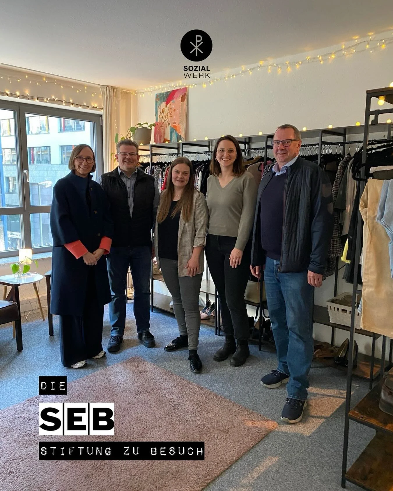 Vor kurzem hatten wir ganz besonderen Besuch in unserer Anlaufstelle: Die SEB-Stiftung war bei uns &ndash; mit der aktuellen Gesch&auml;ftsf&uuml;hrung Pamela Hecking und Marcus Hartmann sowie dem scheidenden Gesch&auml;ftsf&uuml;hrer Michael Boldt.
