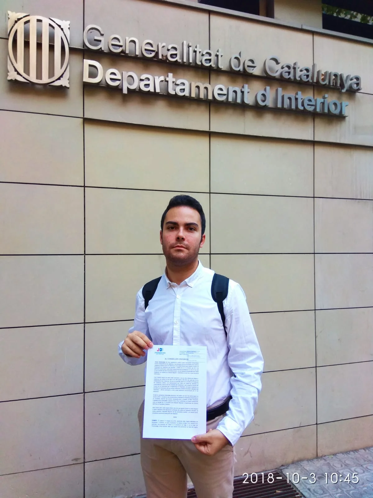 Joves Demòcrates de Catalunya exigeix la dimissió del Conseller Buch i la cúpula d'Interior