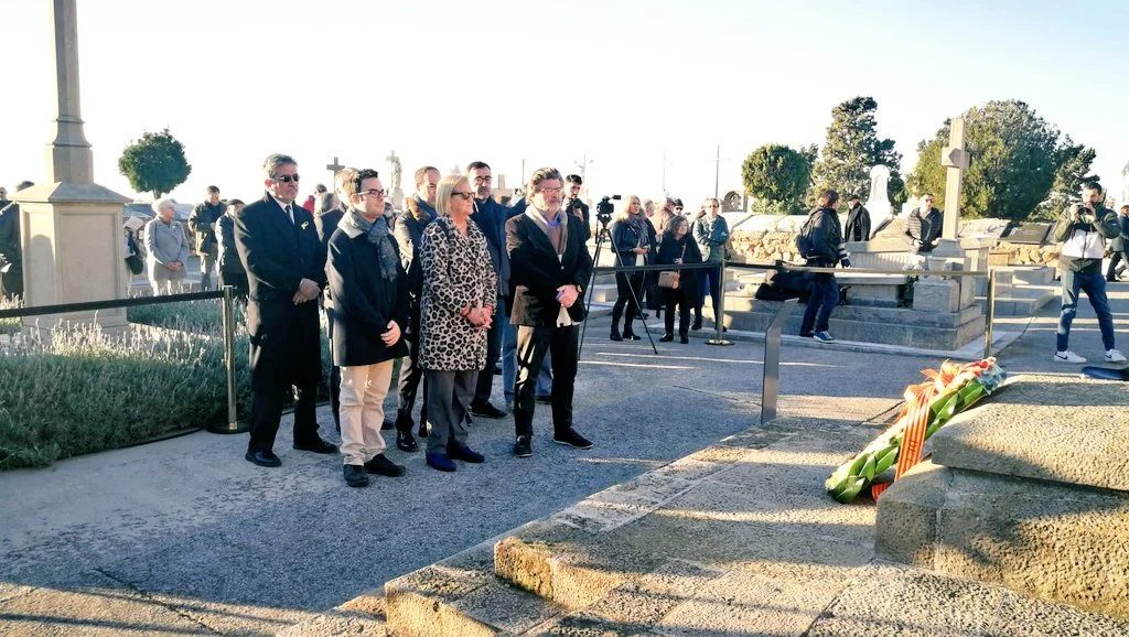 Homenatge el president Macià al 86è aniversari de la seva mort