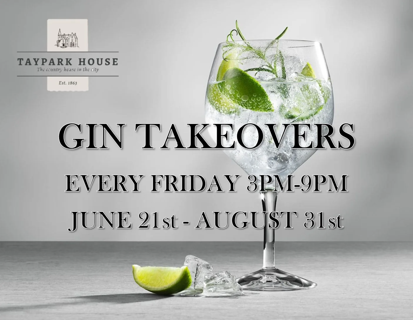 This summer we will be handing the keys of our outdoor Gin Bar over to some of our favourite Gin Companies. Each Friday the gin bar will be open from 3pm - 9pm. Why not start your weekend in style and join us for some delicious G&T's or a bespoke cocktail in the summer sun. Tickets include one Gin & Tonic plus free samples of the suppliers product range. You will then be able to purchase additional drinks at your leisure. Keep an eye out for which Gin Distillery is hosting each week. Should the weather let us down, the event will go ahead in our in house Gin Bar.