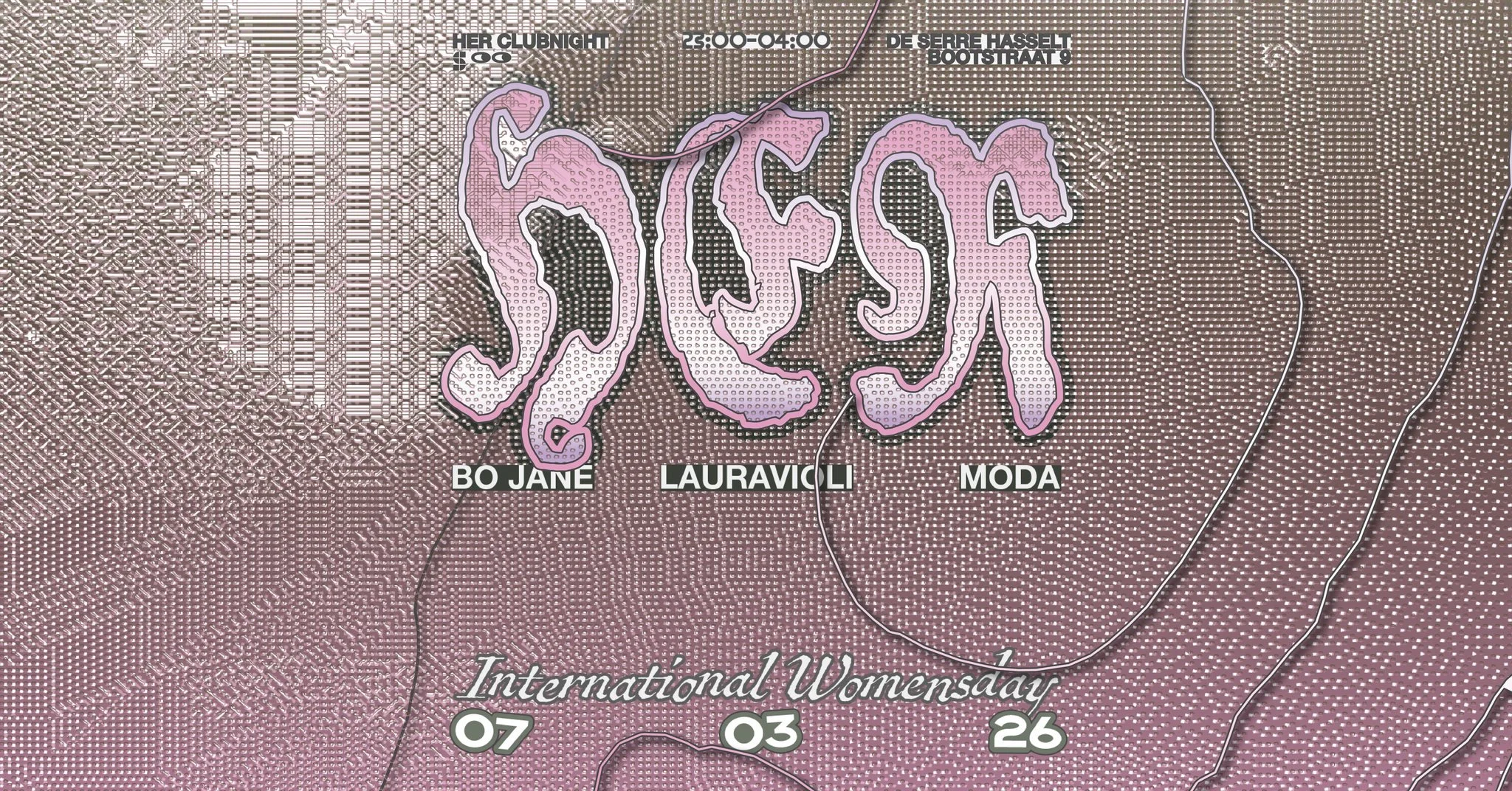 Clubnacht - HER w/ Bo Jane, LAURAVIOLI &amp; Moda