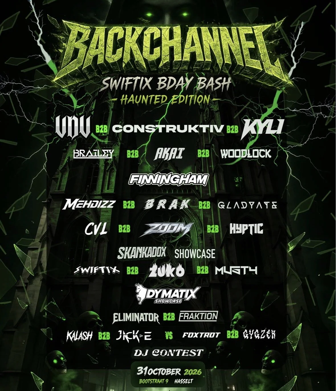 Backchannel: Swiftix BDay Bash - Haunted Edition