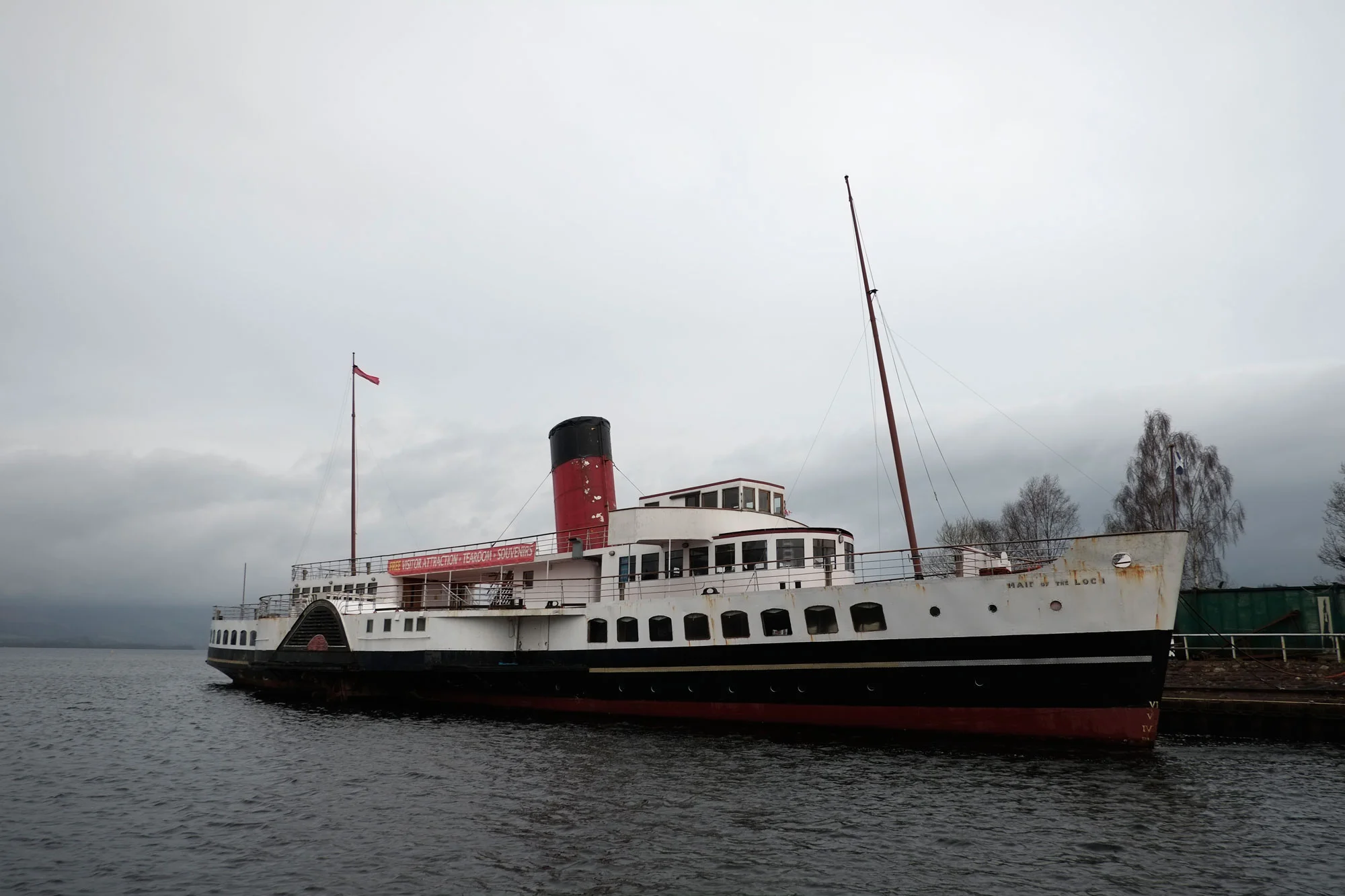 Maid of the Loch, ‘before’ photograph