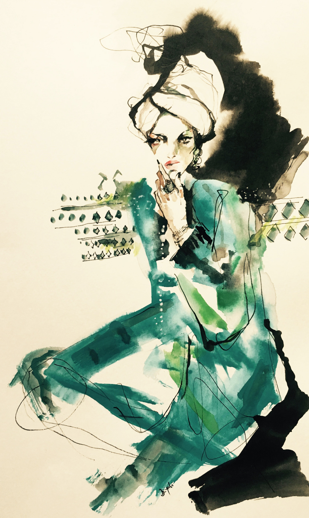 Vogue Arabia: How the Kaftan Went Global