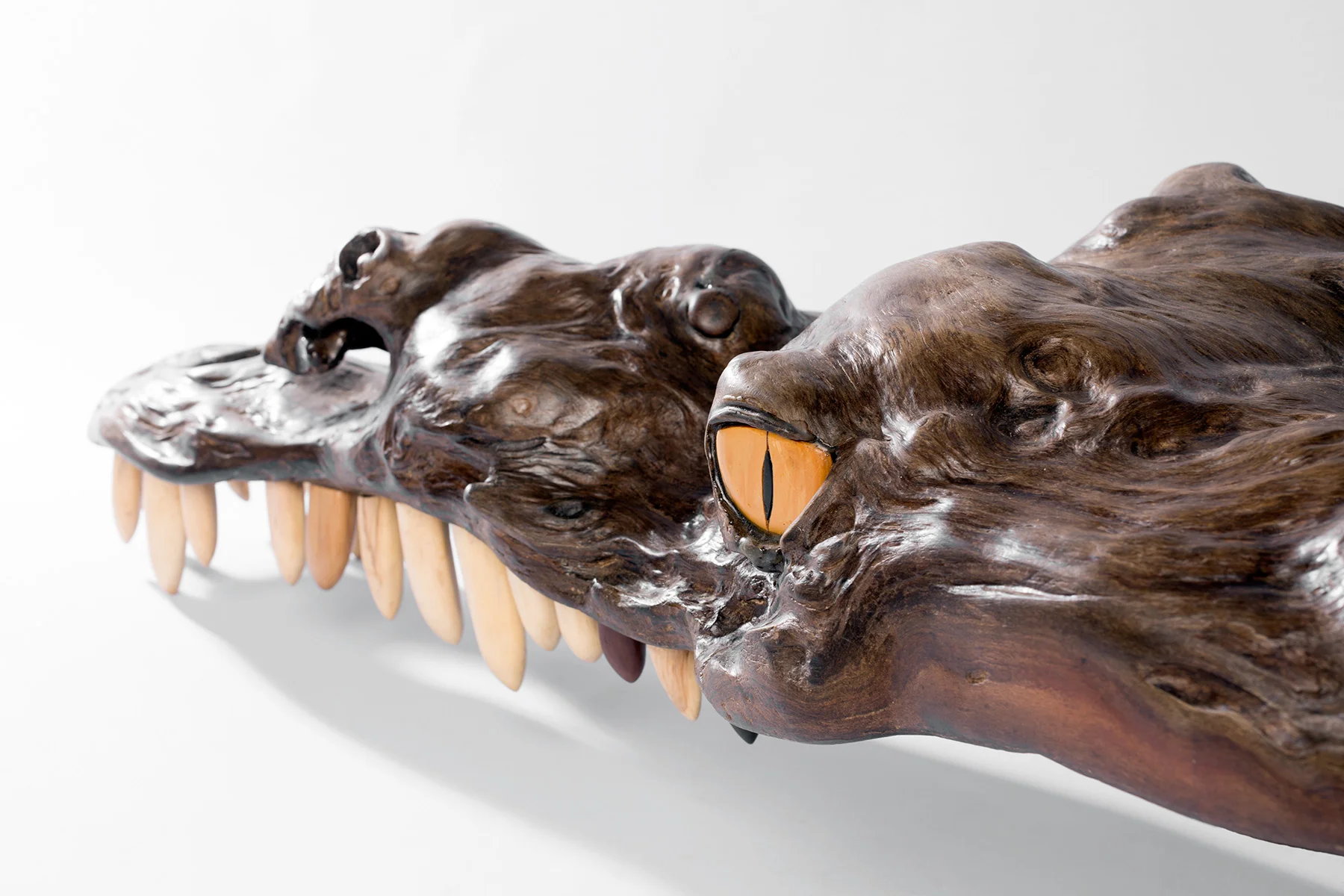NGphotographics - Wooden Crocodile Sculpture