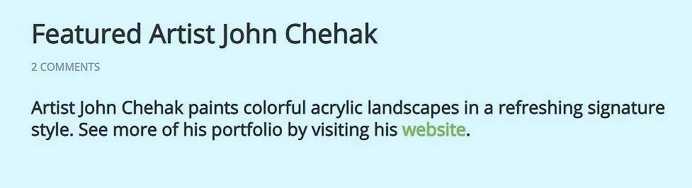 Click on blue area to read article